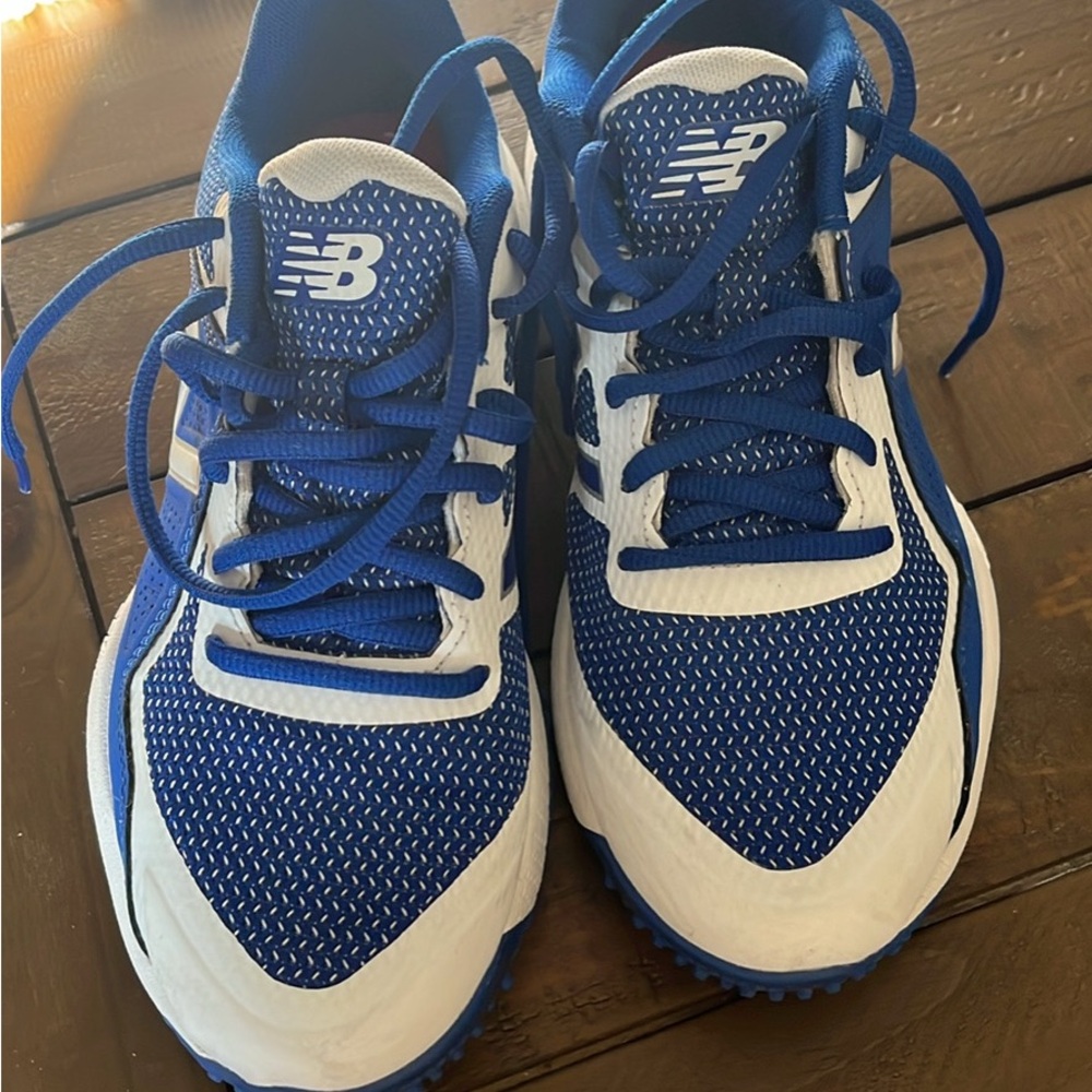 New Balance Blue and White Sneakers